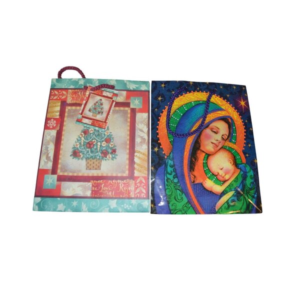 Vintage y2k 9 Piece Gift Bag Tissue Bundle Birthday Christmas All Occasion Party - Picture 3 of 5